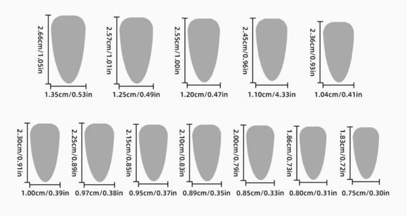 24Pc Almond Nails set in Elegant Cream color - Press-on Express